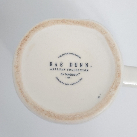 Rae Dunn "Hubby" Ivory & Red Large 16 oz Ceramic Coffee Mug - Picture 4 of 4